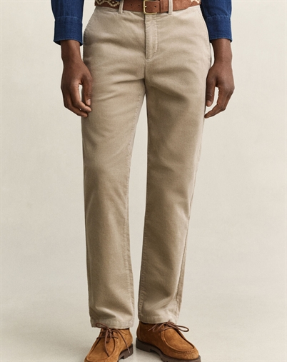 Gant - Regular Cord Chinos - Mist Taupe